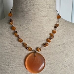 Peaches🍑🍓N Cream Custom Beaded Necklace